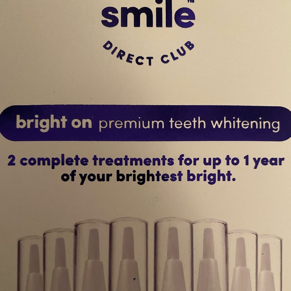 SMILE DIRECT THEETH WHITENING PKG